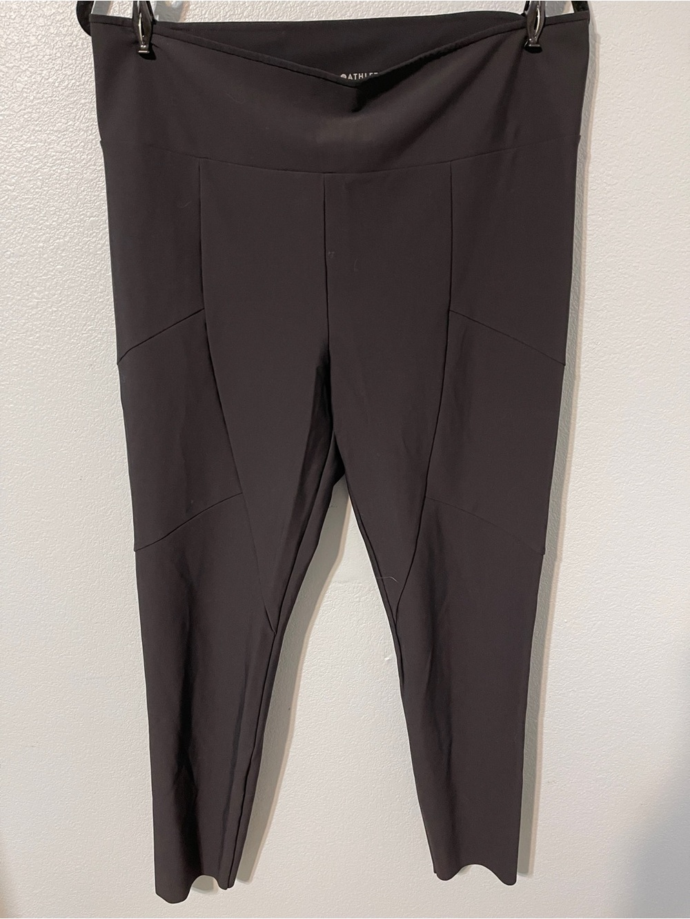 Athleta Stellar Black High Rise Leggings Athletic Yoga Gym Athleisure Size 16